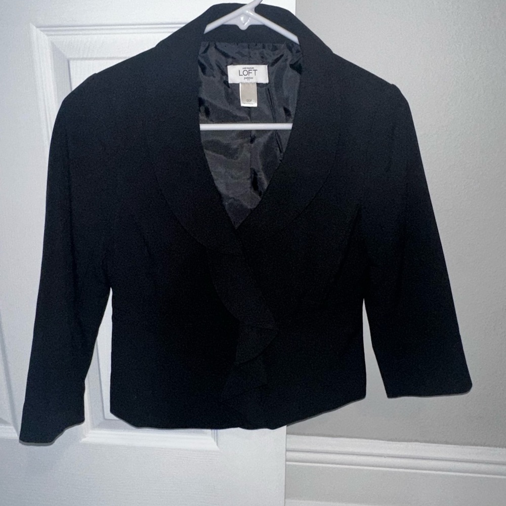 Ann Taylor Loft mini suit blazer